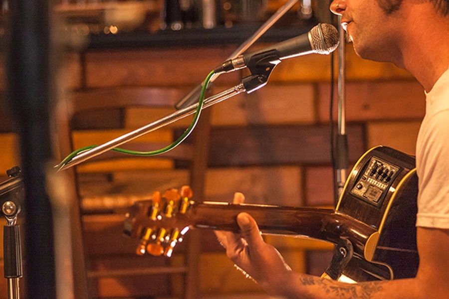 Live music on the Cheroots stage
